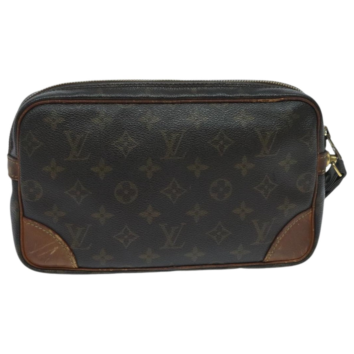 LOUIS VUITTON Monogram Marly Dragonne GM Clutch Bag M51825 LV 95886