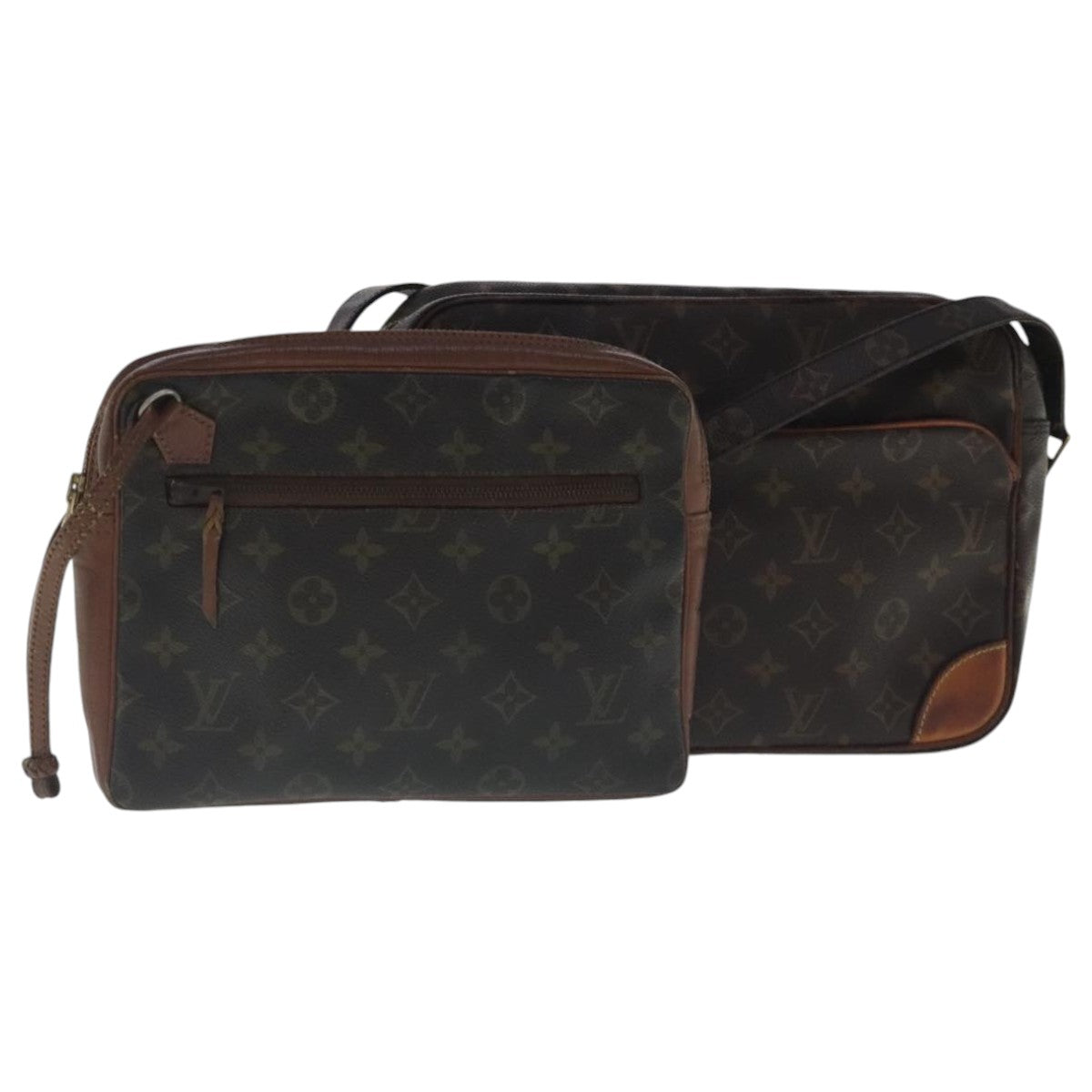 LOUIS VUITTON Monogram Shoulder Bag 2Set LV 95892