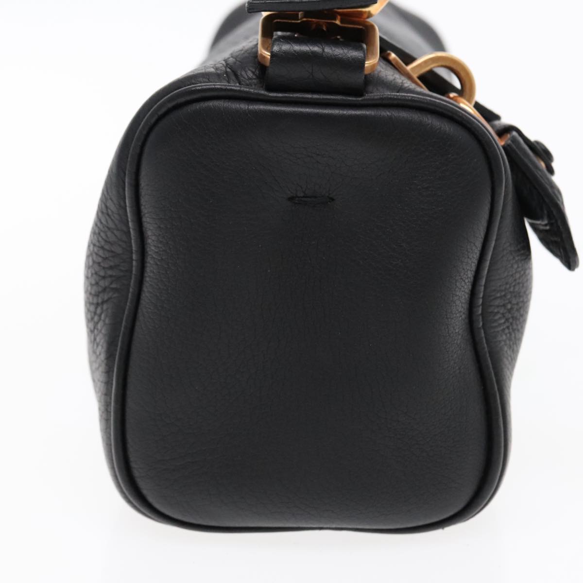 Luxury Prada Shoulder Bag Leather Black Gold  95900