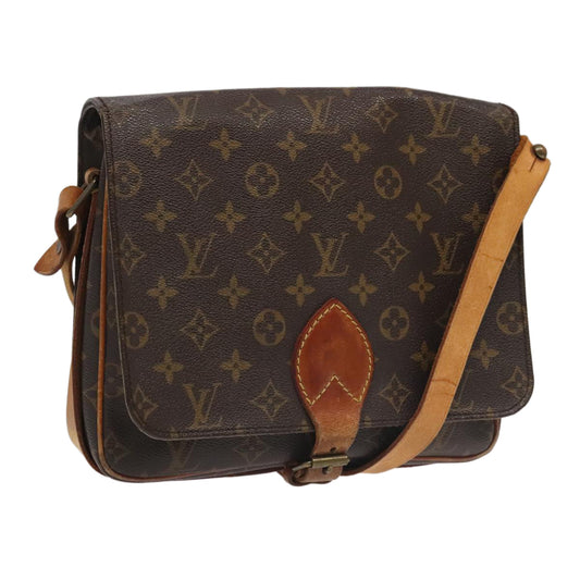 LOUIS VUITTON Monogram Cartouchiere GM Shoulder Bag M51252 LV 95943
