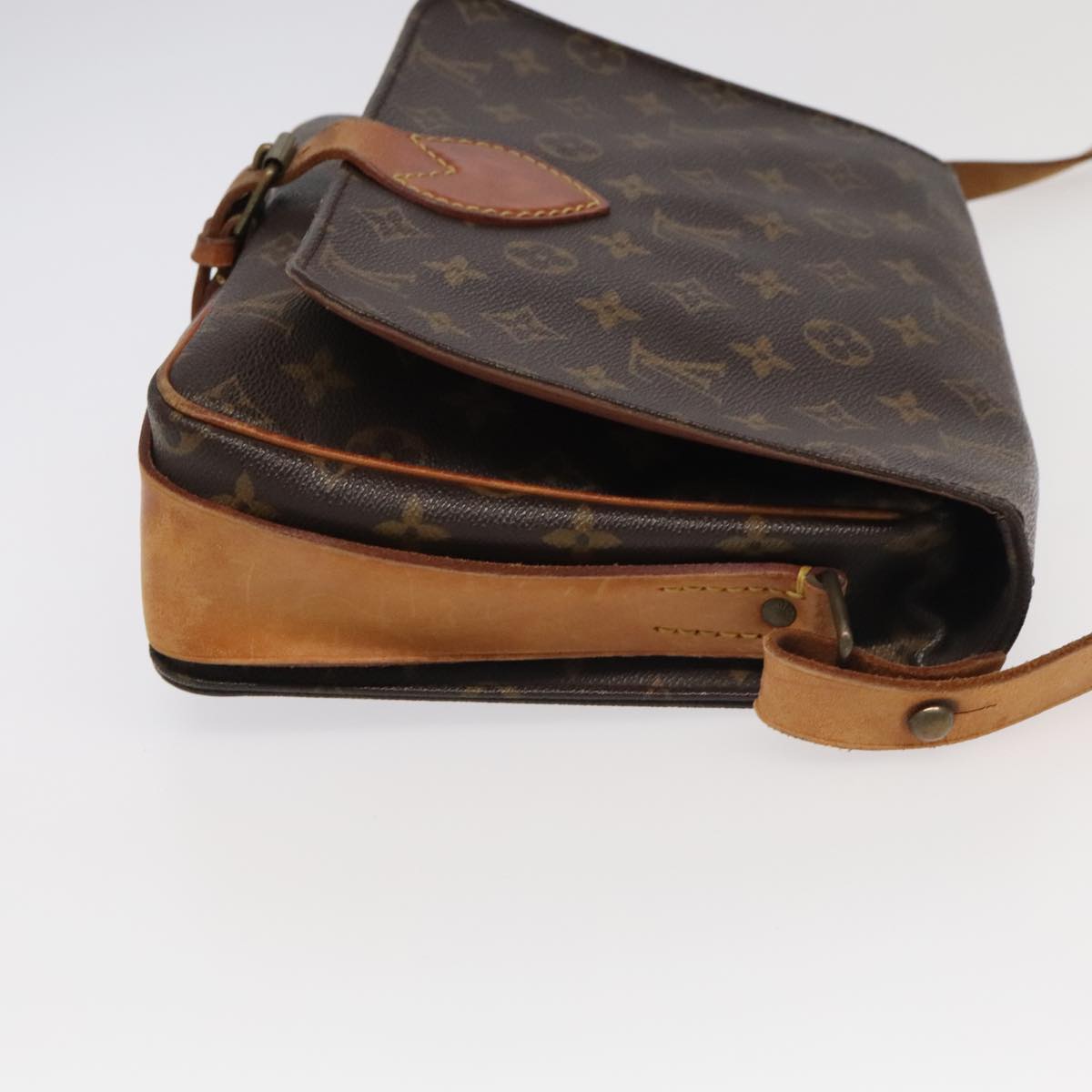 LOUIS VUITTON Monogram Cartouchiere GM Shoulder Bag M51252 LV 95943