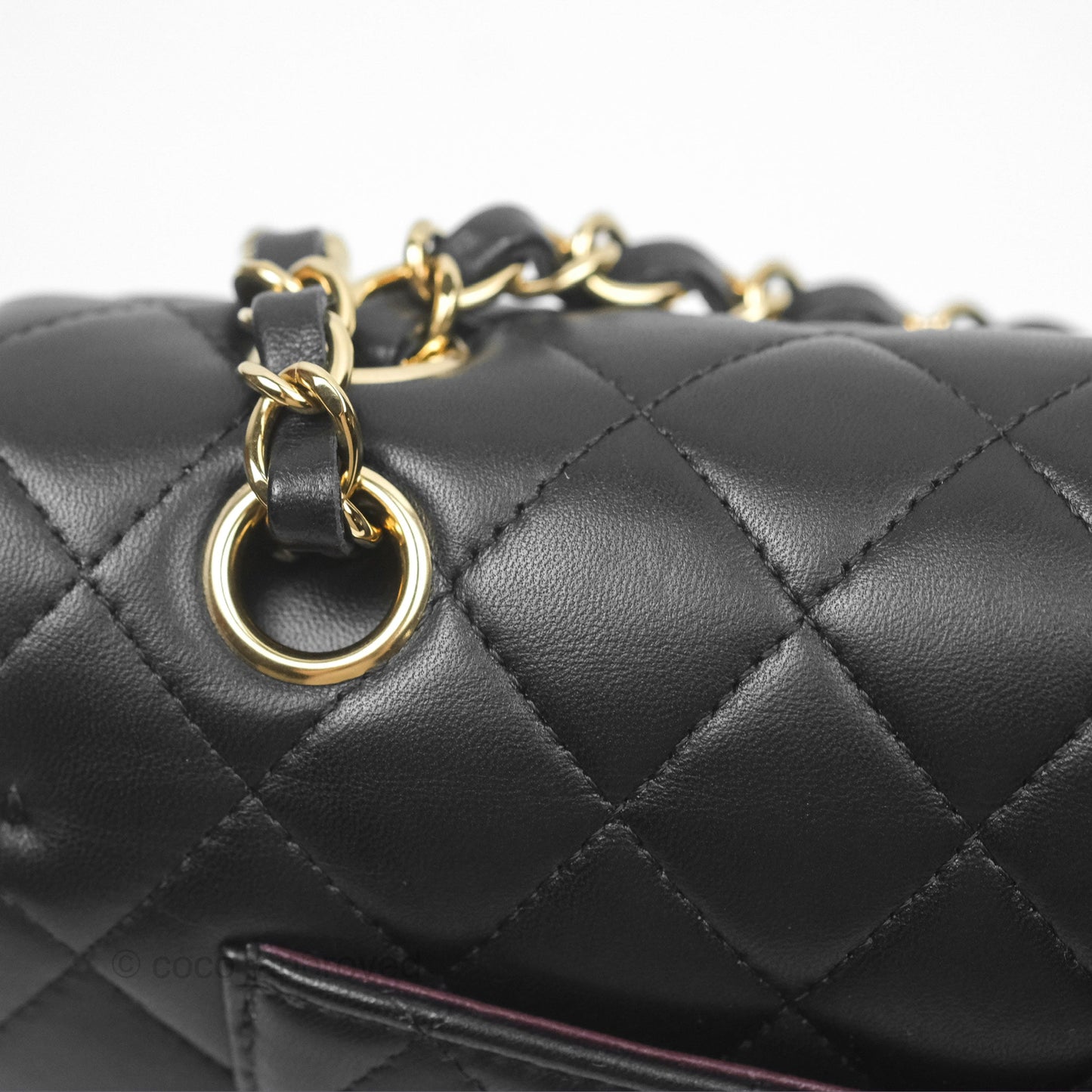 Chanel Small S/M Classic Flap Black Lambskin Gold Hardware