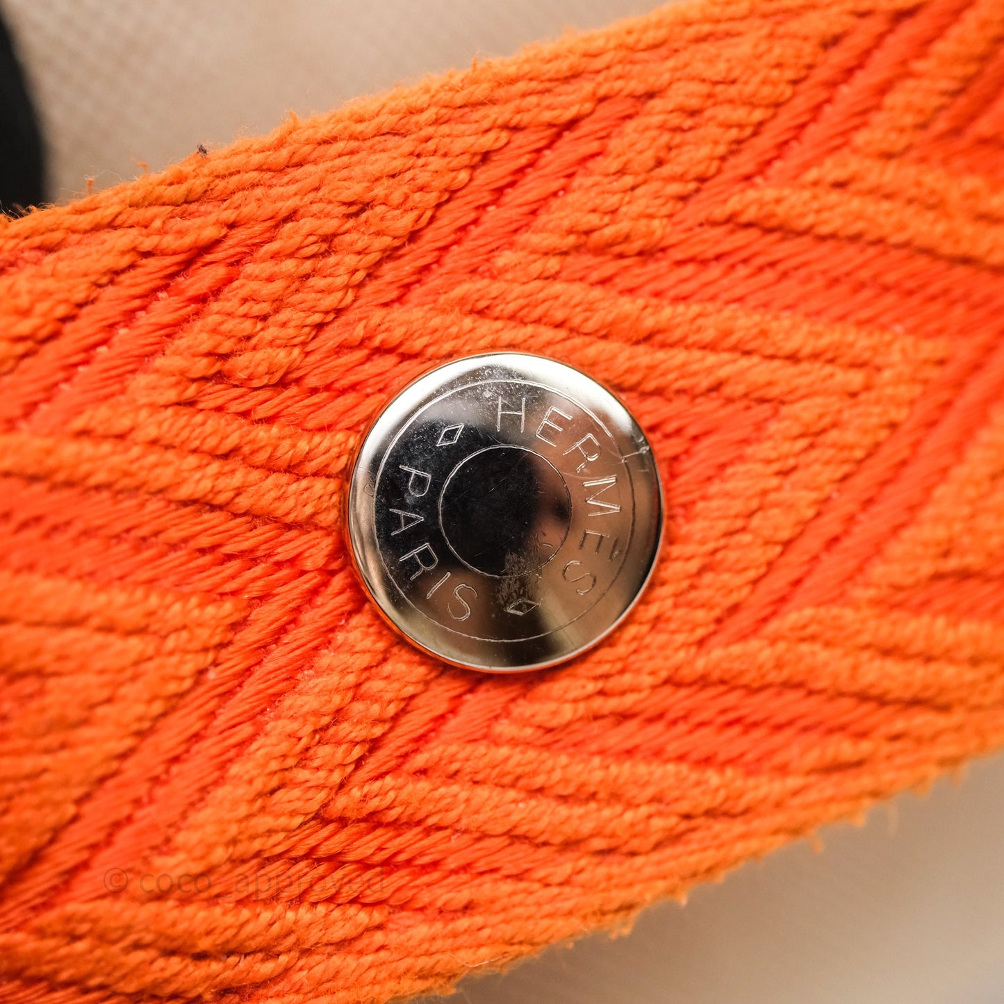 Hermès Small Bride-A-Brac Natural Orange Canvas