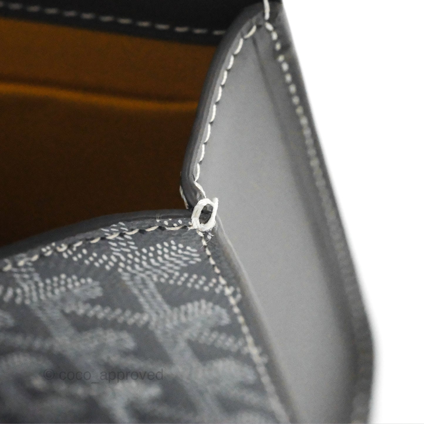 Goyard Monte-Carlo PM Clutch with Strap Grey Goyardine Canvas