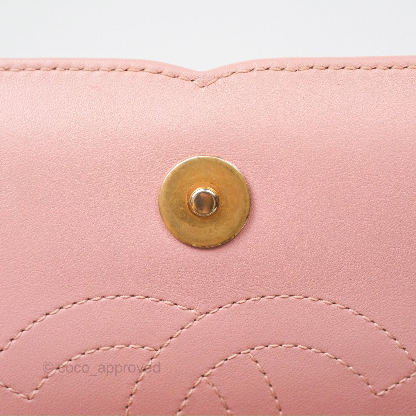 Chanel Small CC Filigree Flap Pink Tweed
