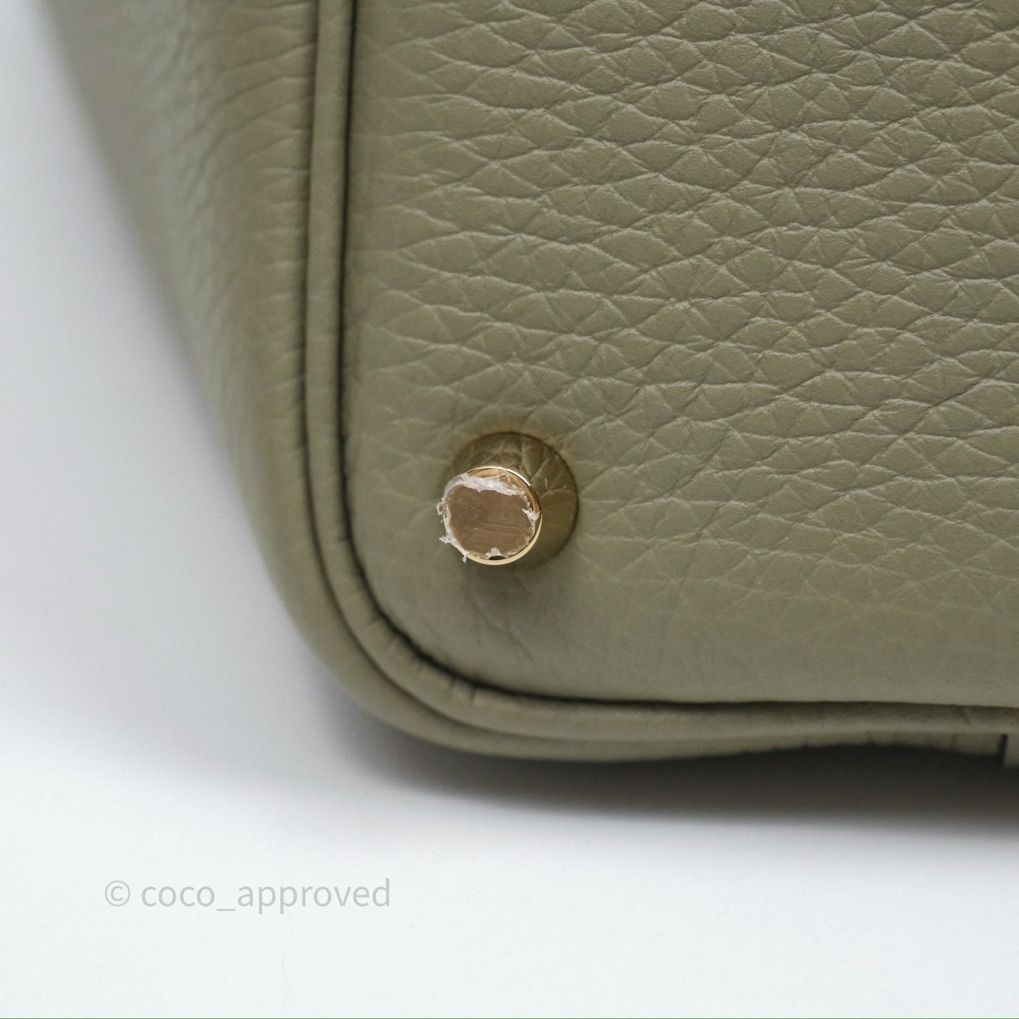 Hermès Picotin 18 Lock Sauge Q1 Clemence Gold Hardware
