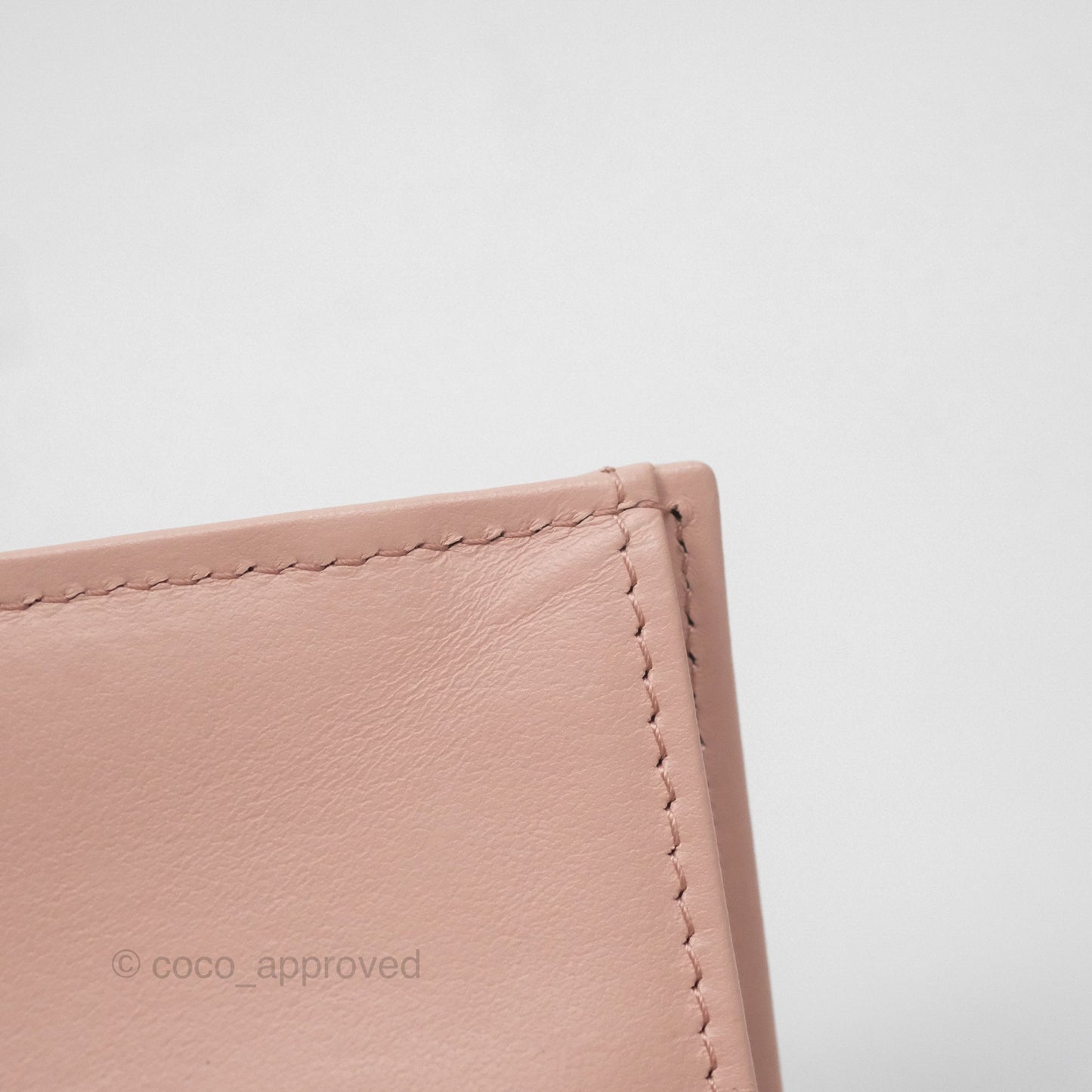 Chanel Quilted Small Classic Flap Trifold Wallet Pink Caviar Gold Hardware