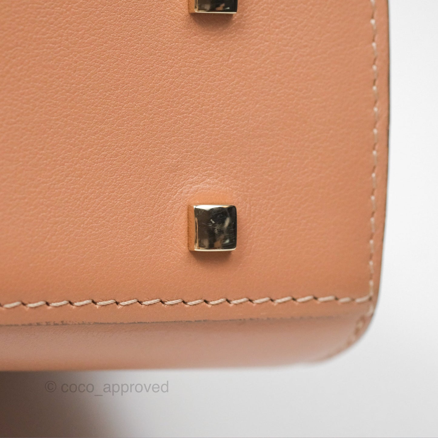Delvaux Tempête Mini Beige Supple Calfskin Gold Hardware