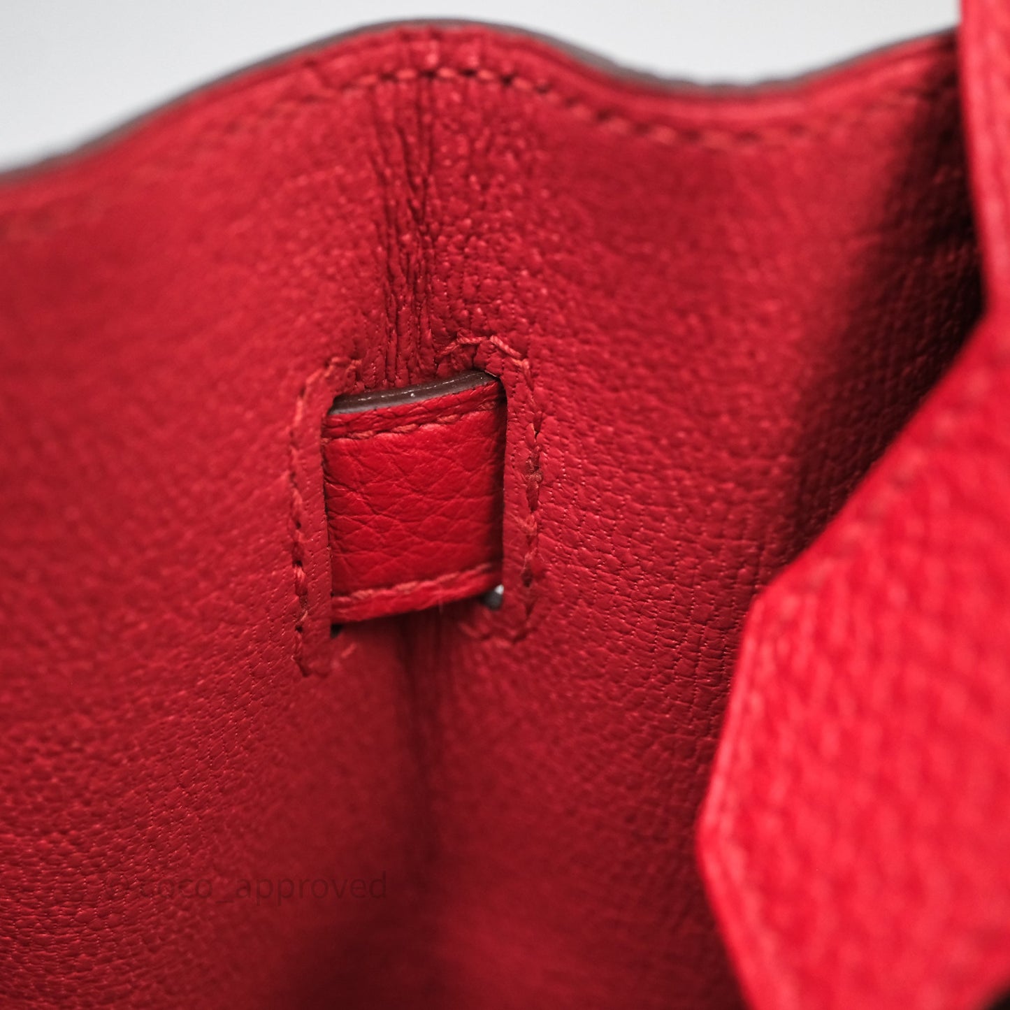 Hermes Birkin 30 Rouge Togo Gold Hardware