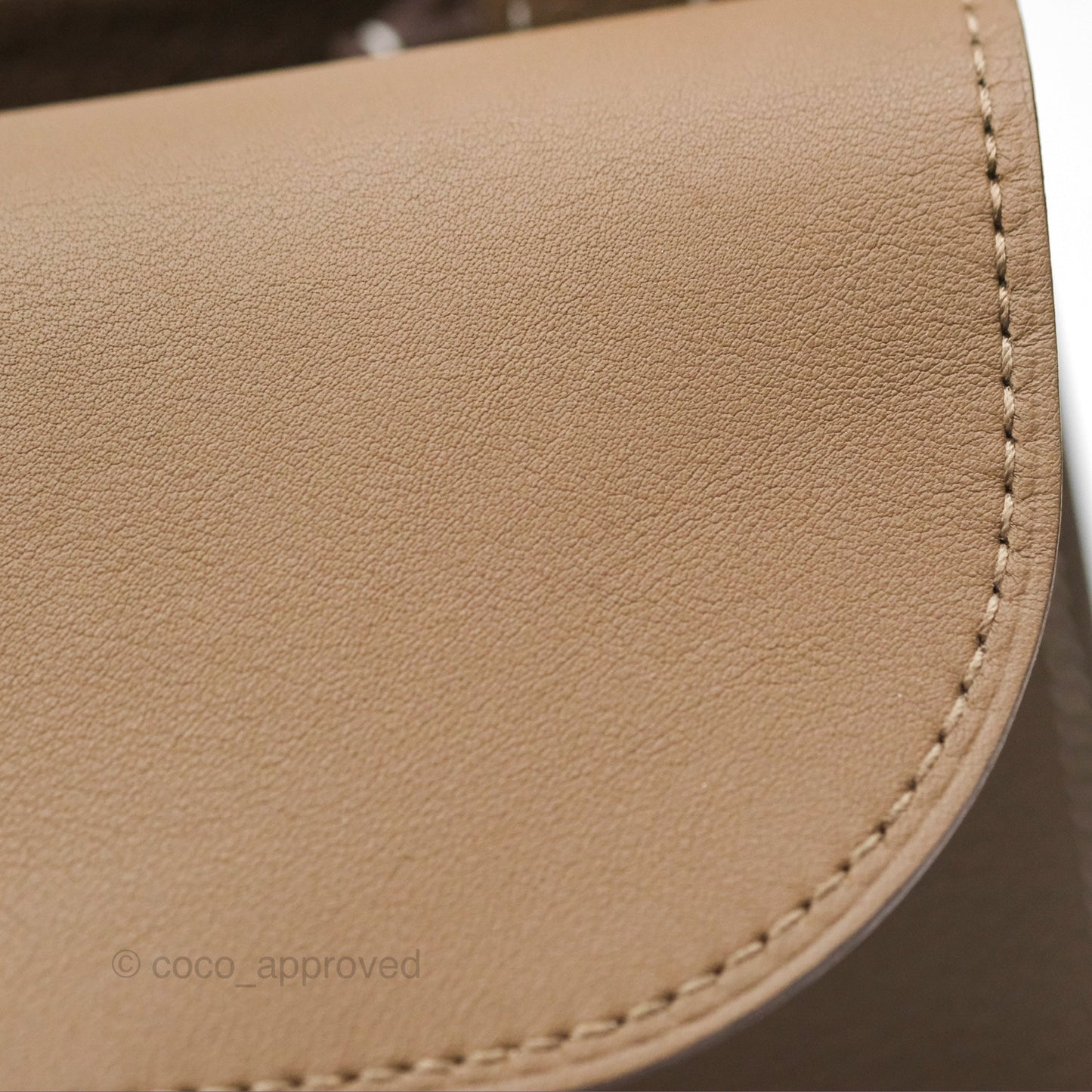 Hermès Halzan 31 Etoupe Clemence Gold Hardware