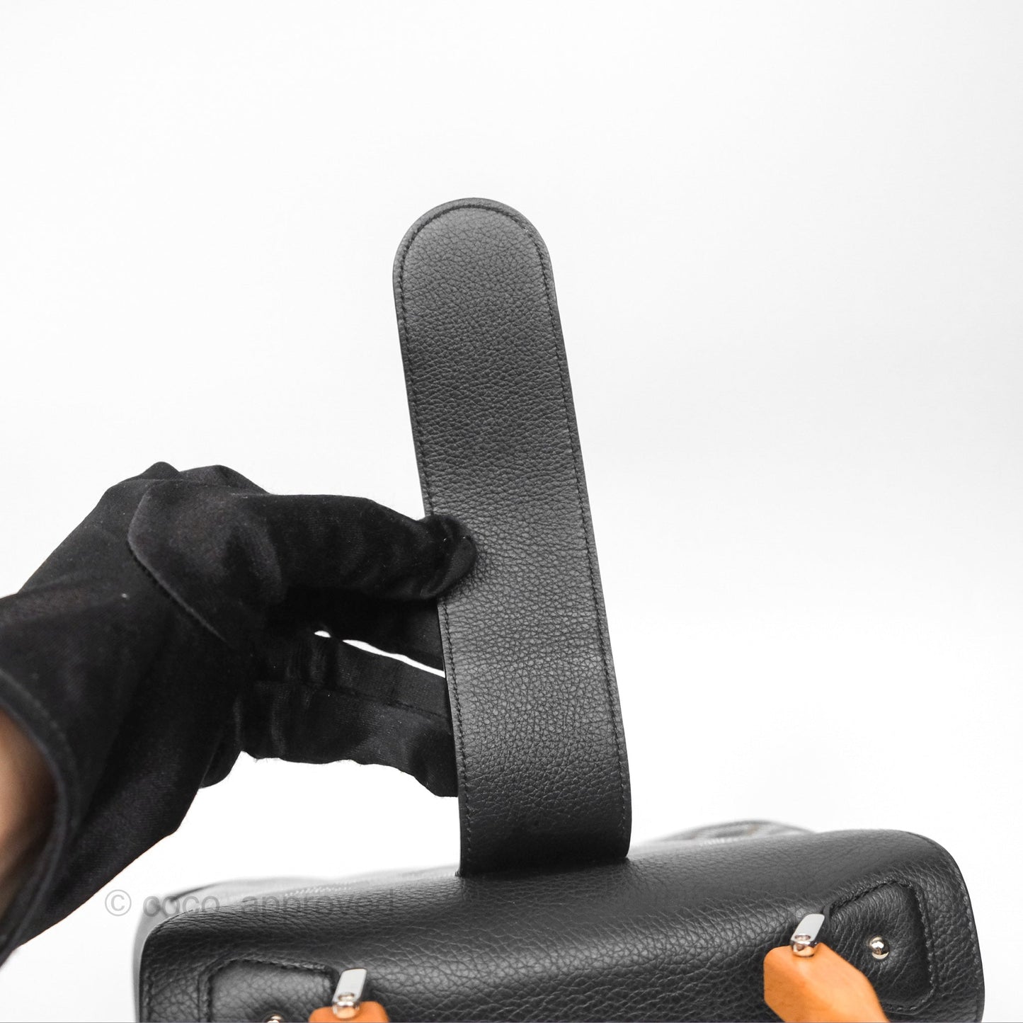 Goyard Saïgon Mini Bag Chevroches Calfskin Black