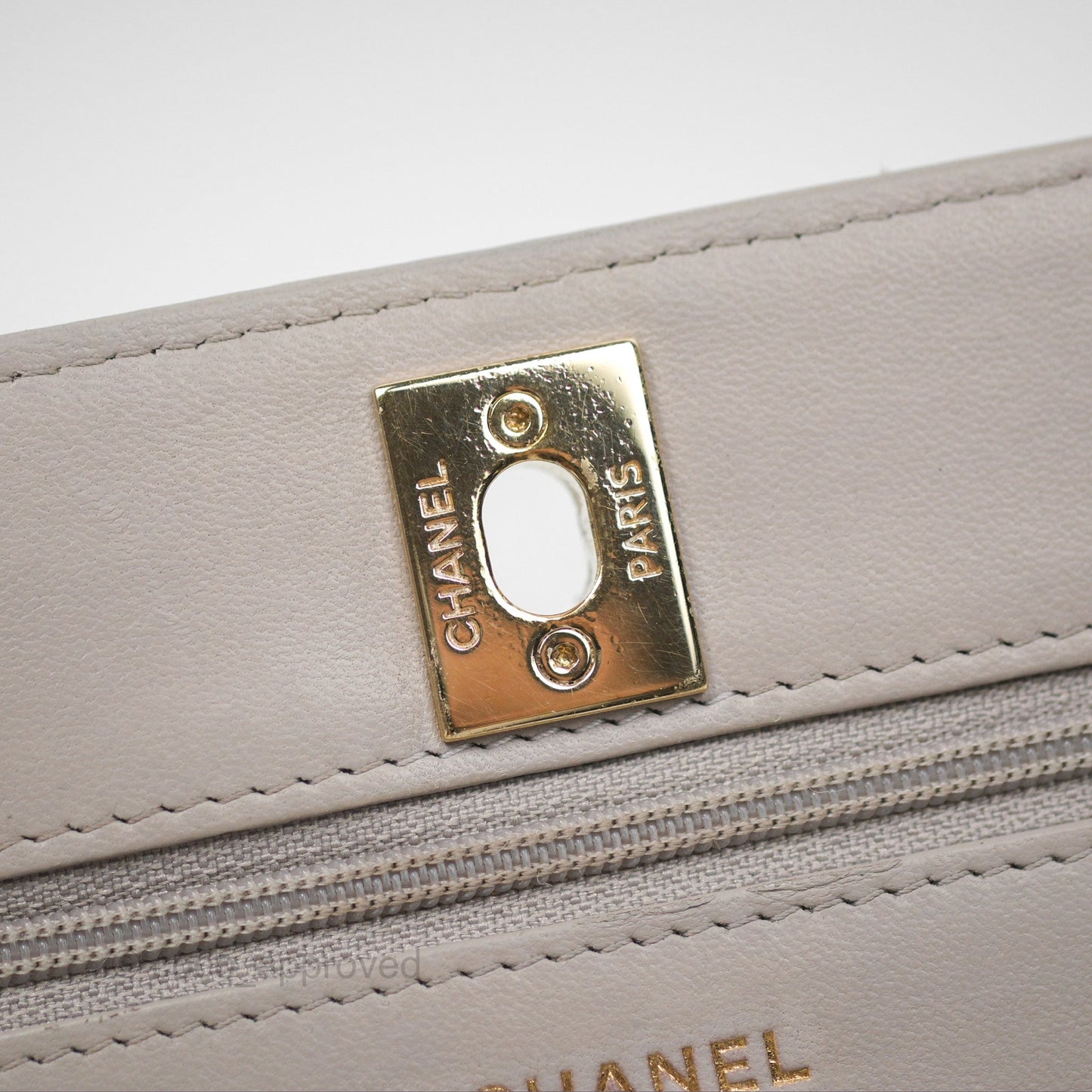 Chanel Trendy CC WOC Quilted Grey Lambskin Gold Hardware