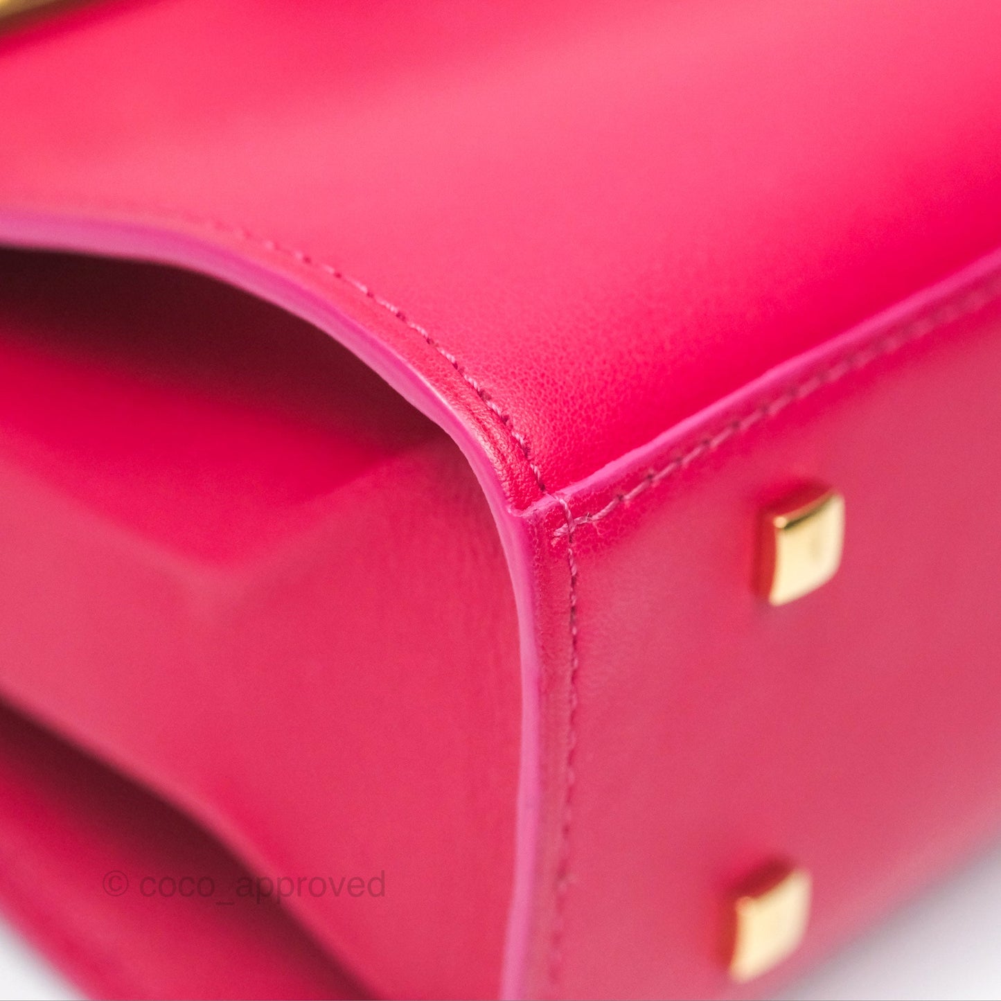 Delvaux Tempête Mini in Silky Calf Framboise