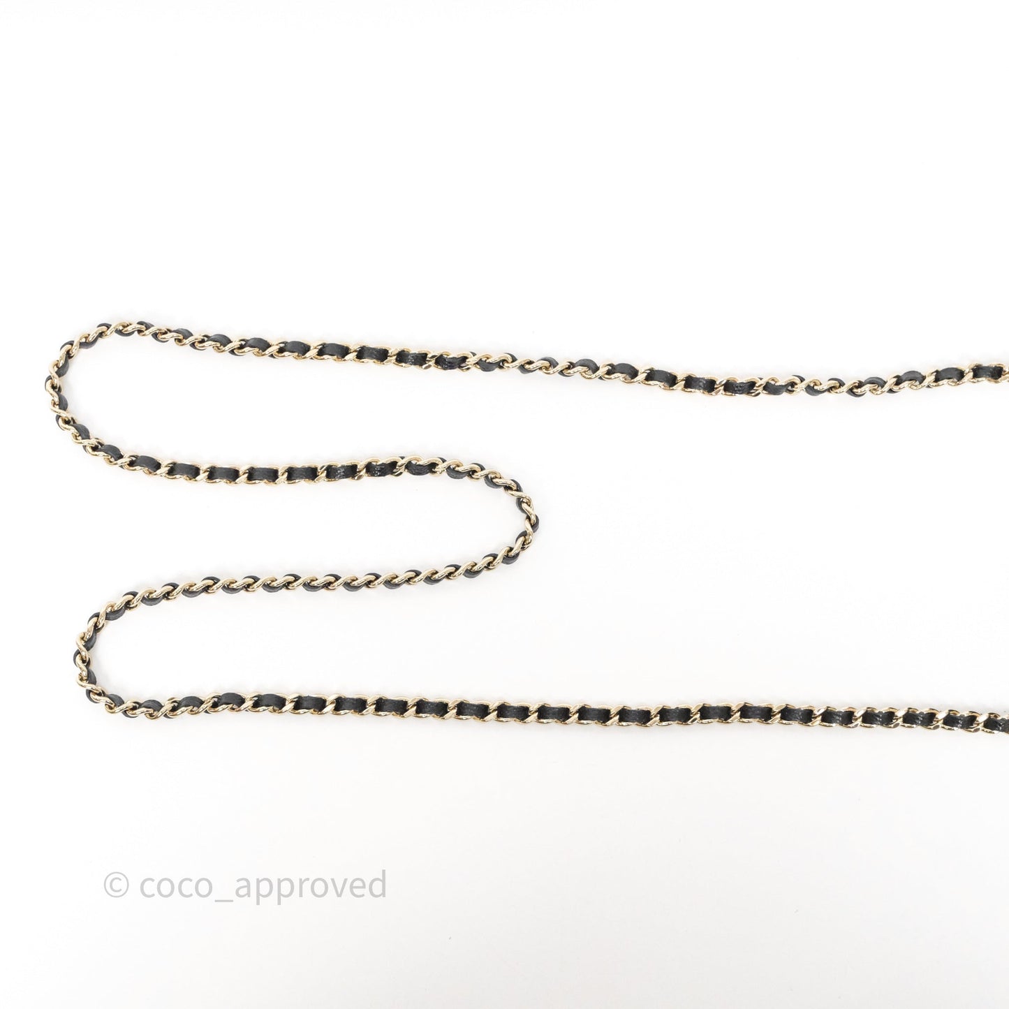Chanel Top Handle Long Vanity with Chain Black Caviar Gold Hardware 25C