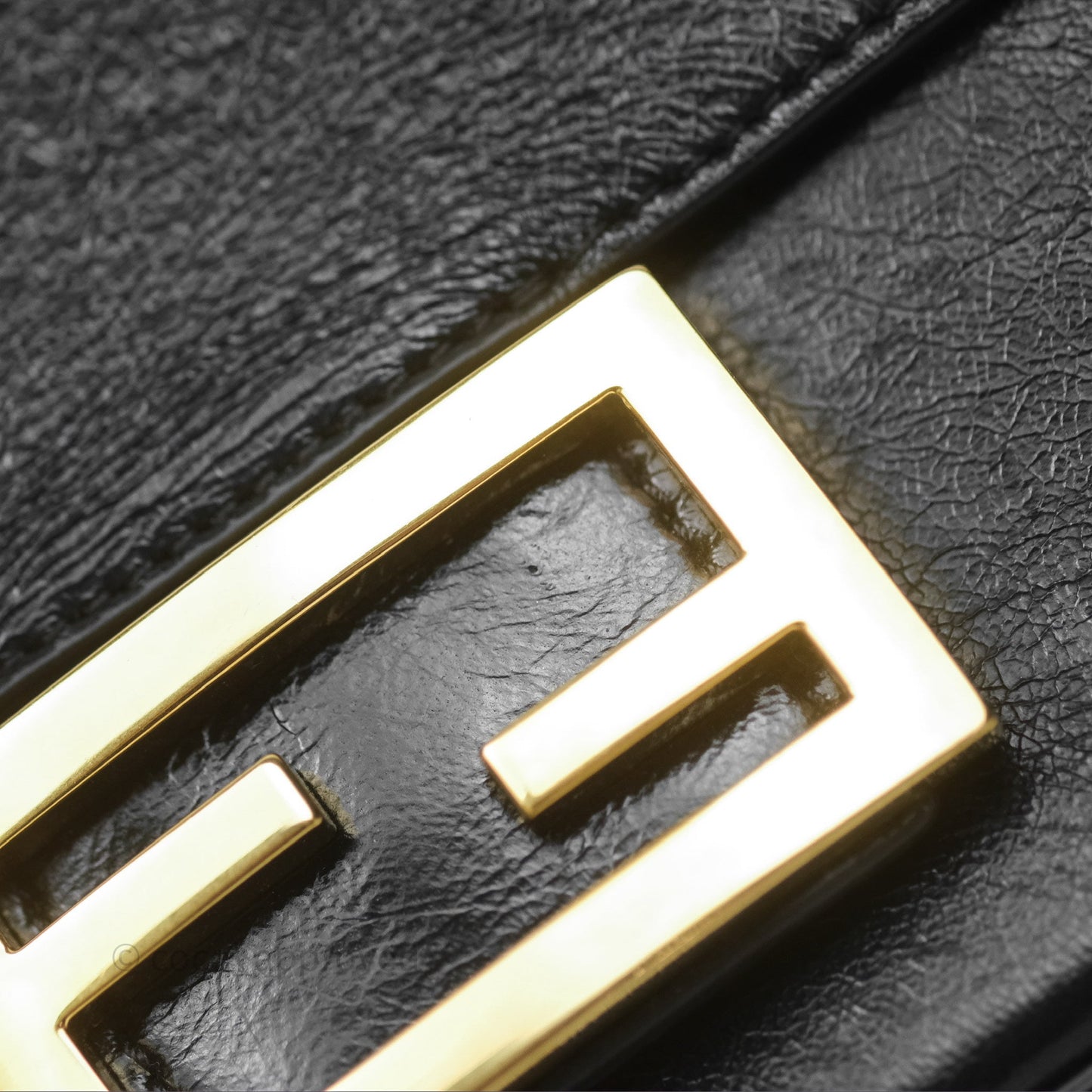 Fendi Baguette Belt Bag Black Lambskin Gold Hardware