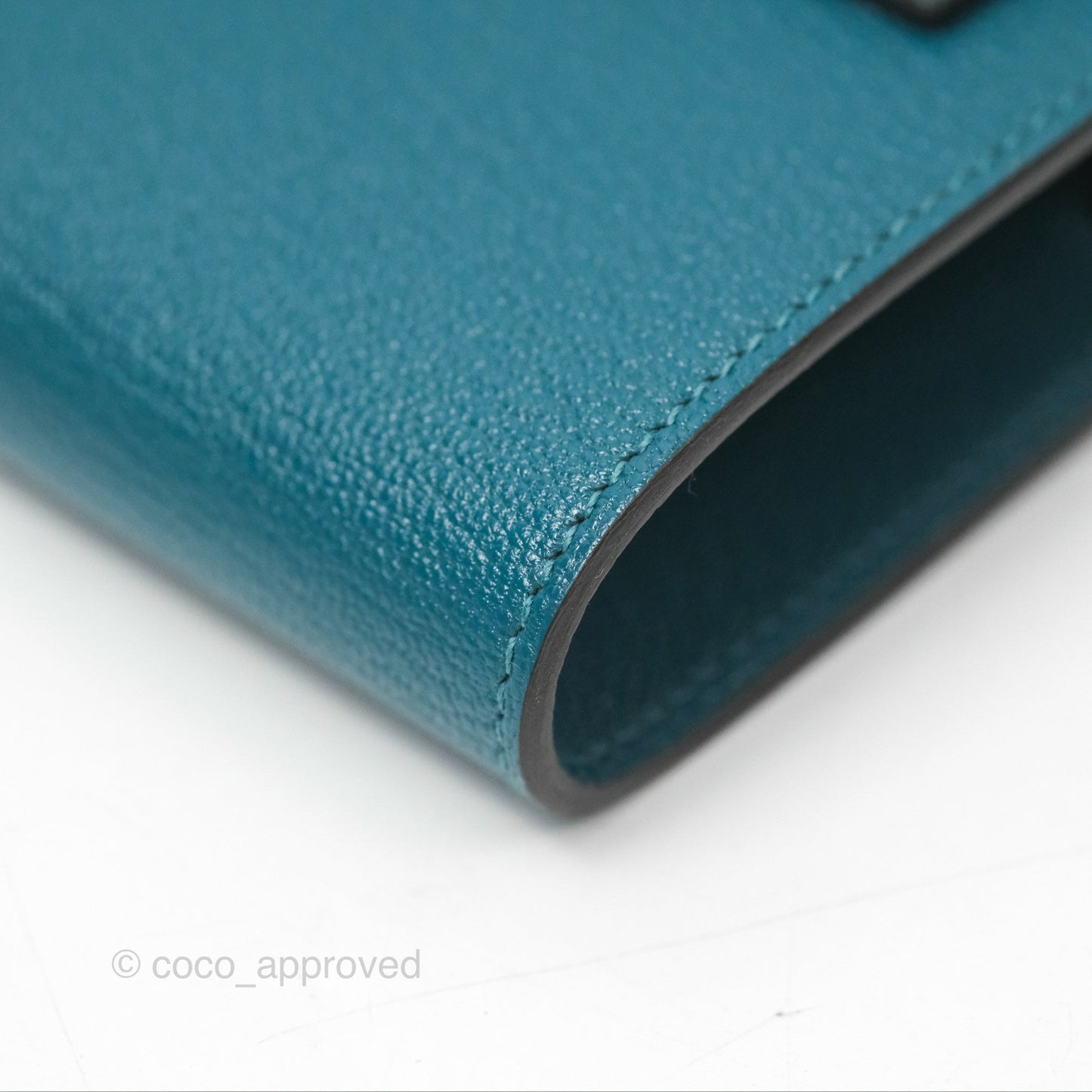 Hermès Kelly To Go Wallet Vert Bosphore Chevre Mysore Gold Hardware