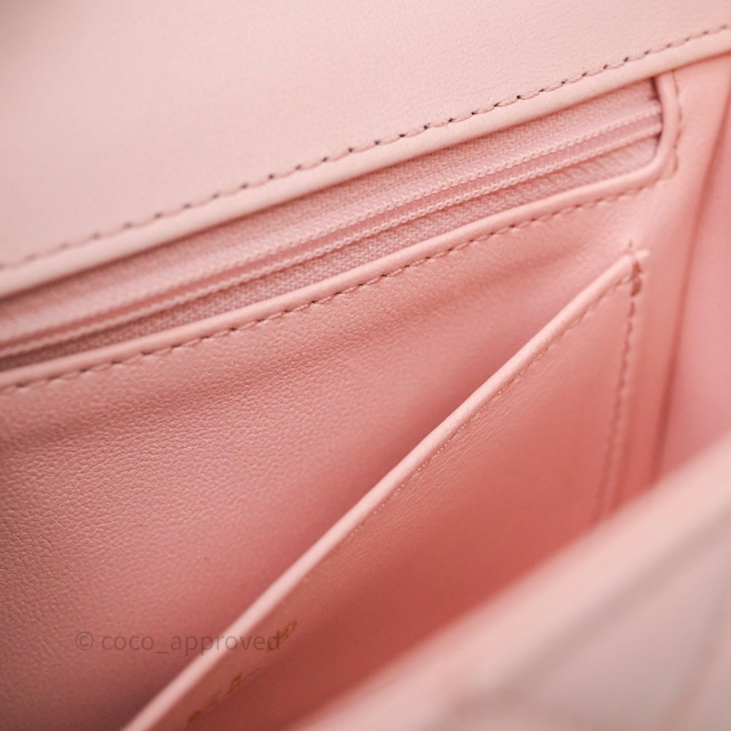 Chanel Top Handle Mini Rectangular Flap Bag Pink Lambskin Aged Gold Hardware