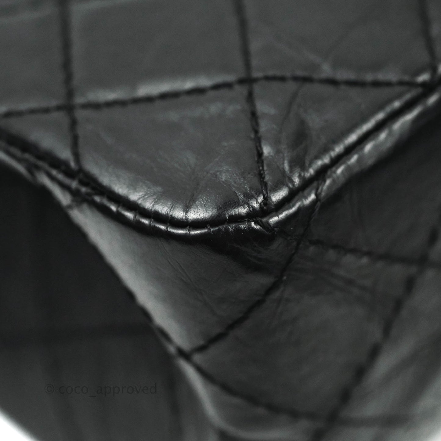 Chanel Reissue Quilted Aged Calfskin Black Ruthenium Hardware 226