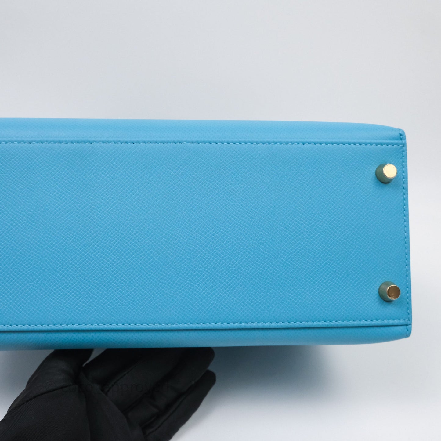 Hermès Kelly 28 Bleu du Nord P3 Epsom Gold Hardware