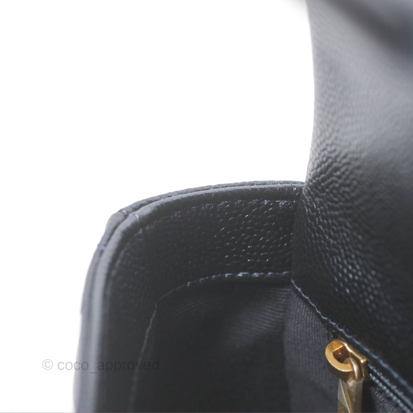 Chanel Quilted My Perfect Mini Iridescent Navy Caviar Aged Gold Hardware 21K