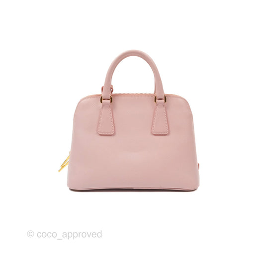 Prada Small Promenade Bag Saffiano Lux Light Pink