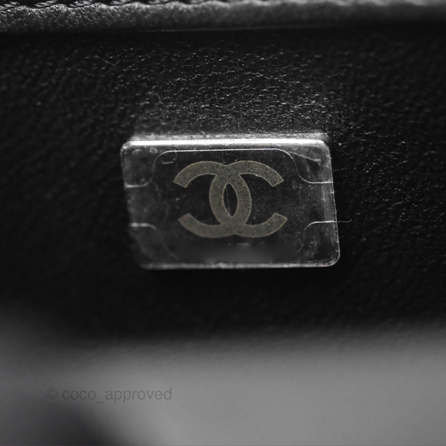 Chanel Flap Bag Sequin Black Silver Hardware 23S