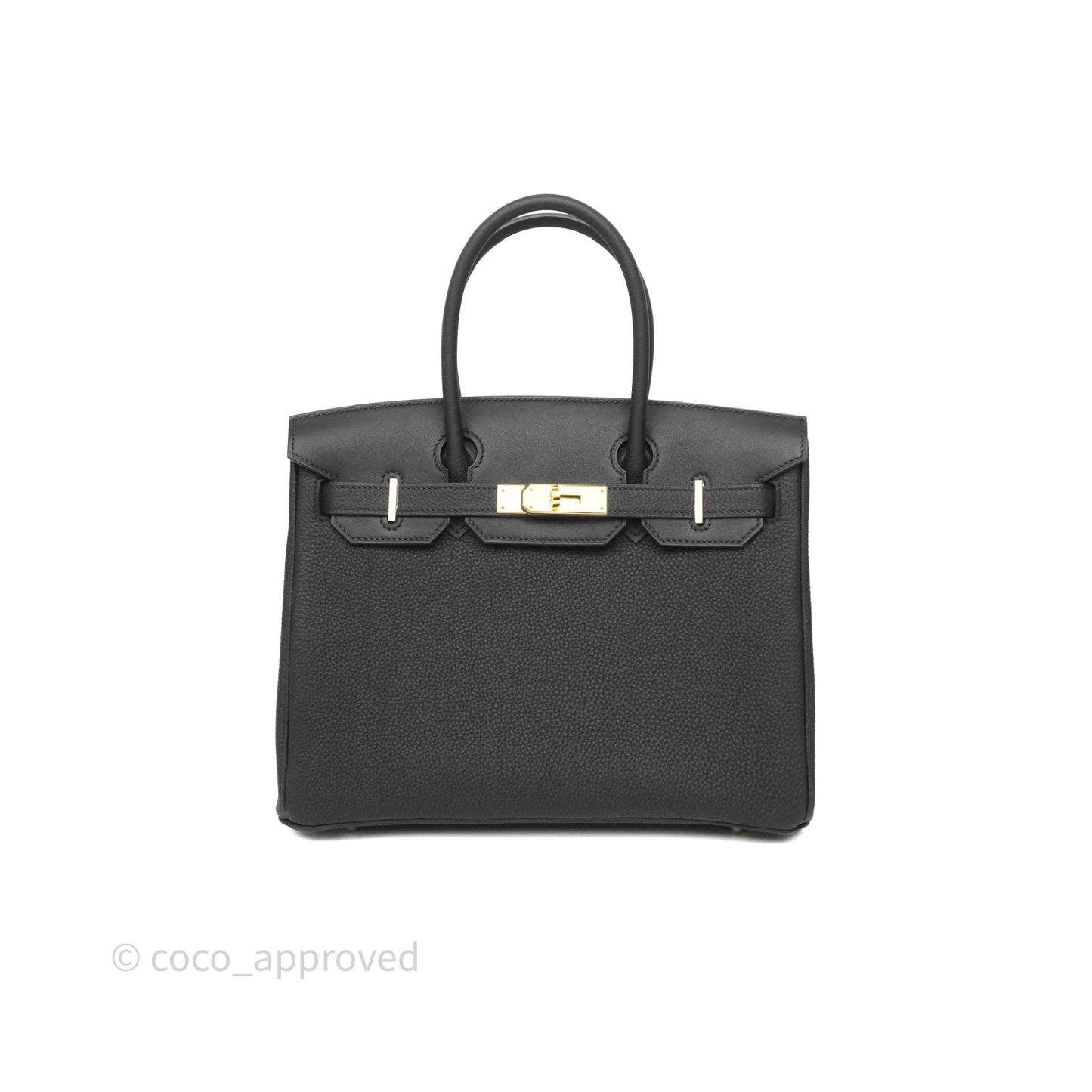 Hermès 3 In 1 Birkin 30 Retourne Black Noir 89 Togo Gold Hardware