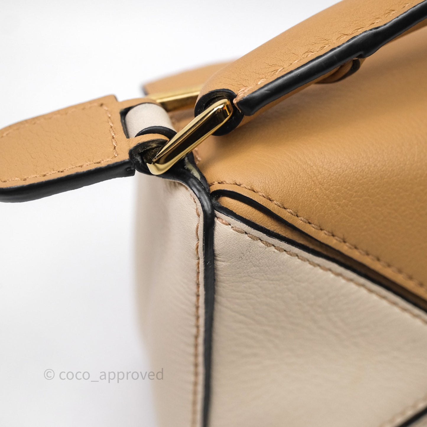 Loewe Mini Puzzle Bag Dune & Warm Desert