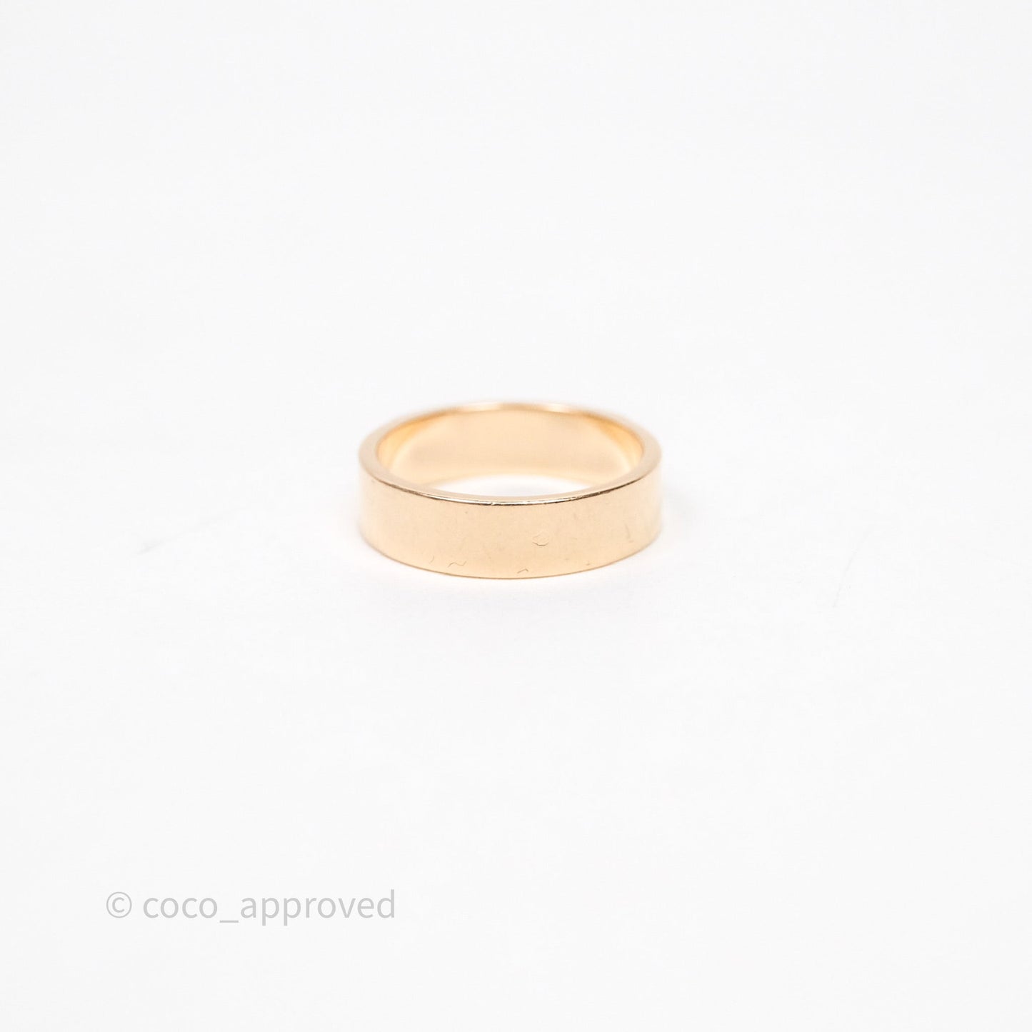 Hermes Collier de Chien Ring PM Rose Gold Size 52
