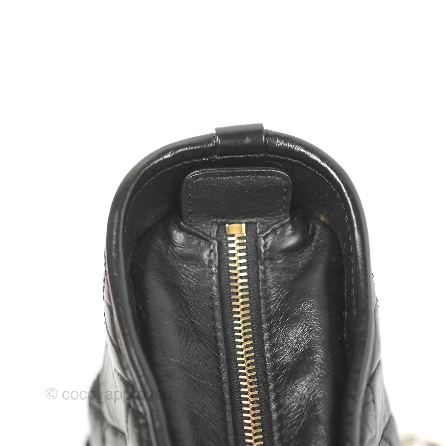 Chanel Medium Gabrielle Hobo Quilted Black Aged Calfskin Mixed Hardware