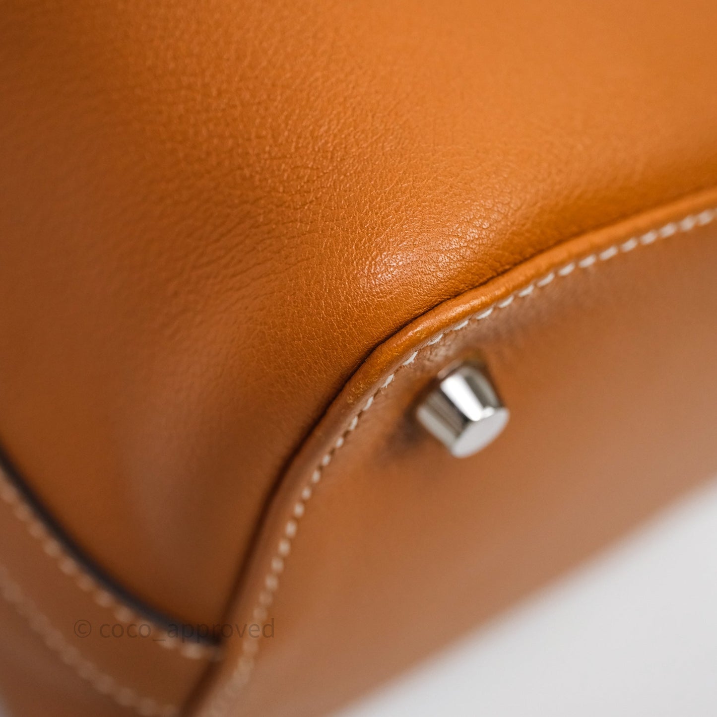 Hermès ToolBox 20 Gold 37 Evercolor Palladium Hardware