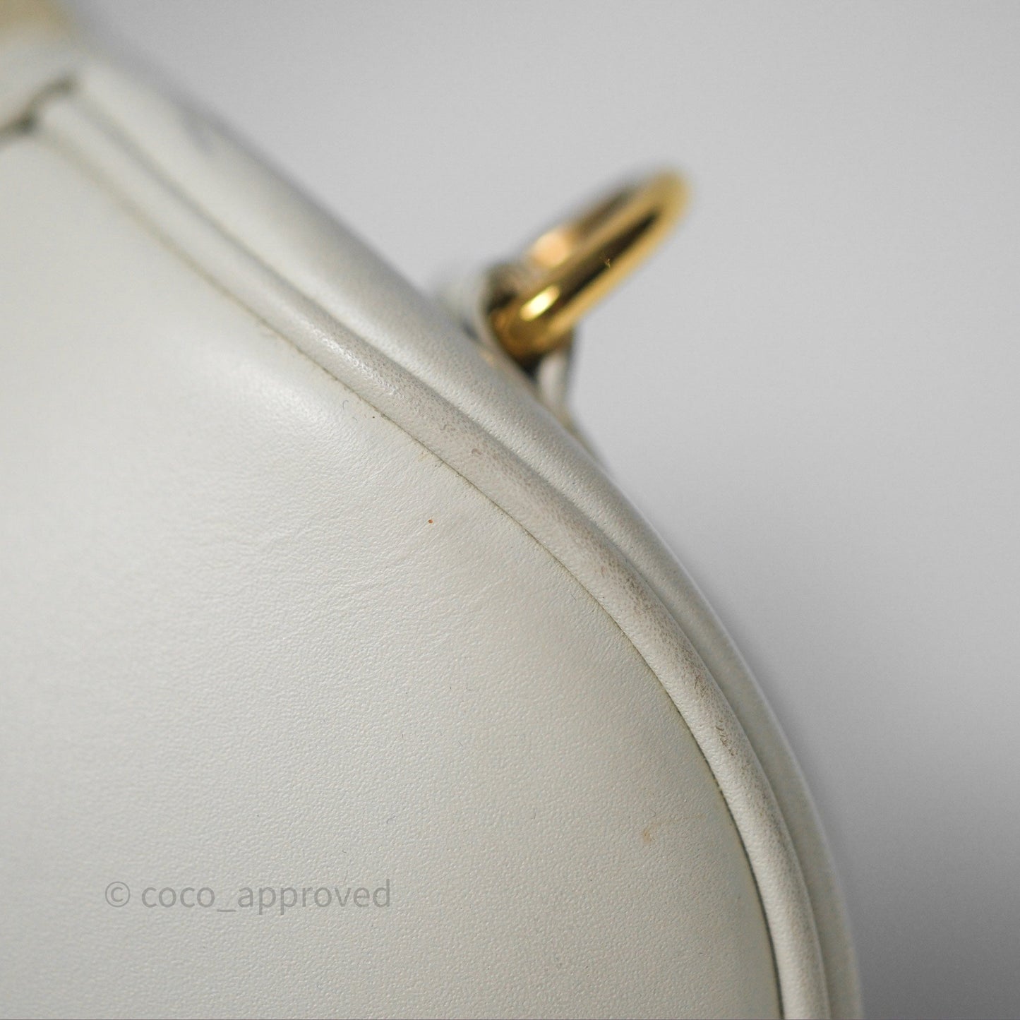 Christian Dior Bobby East-West Bag Calfskin White