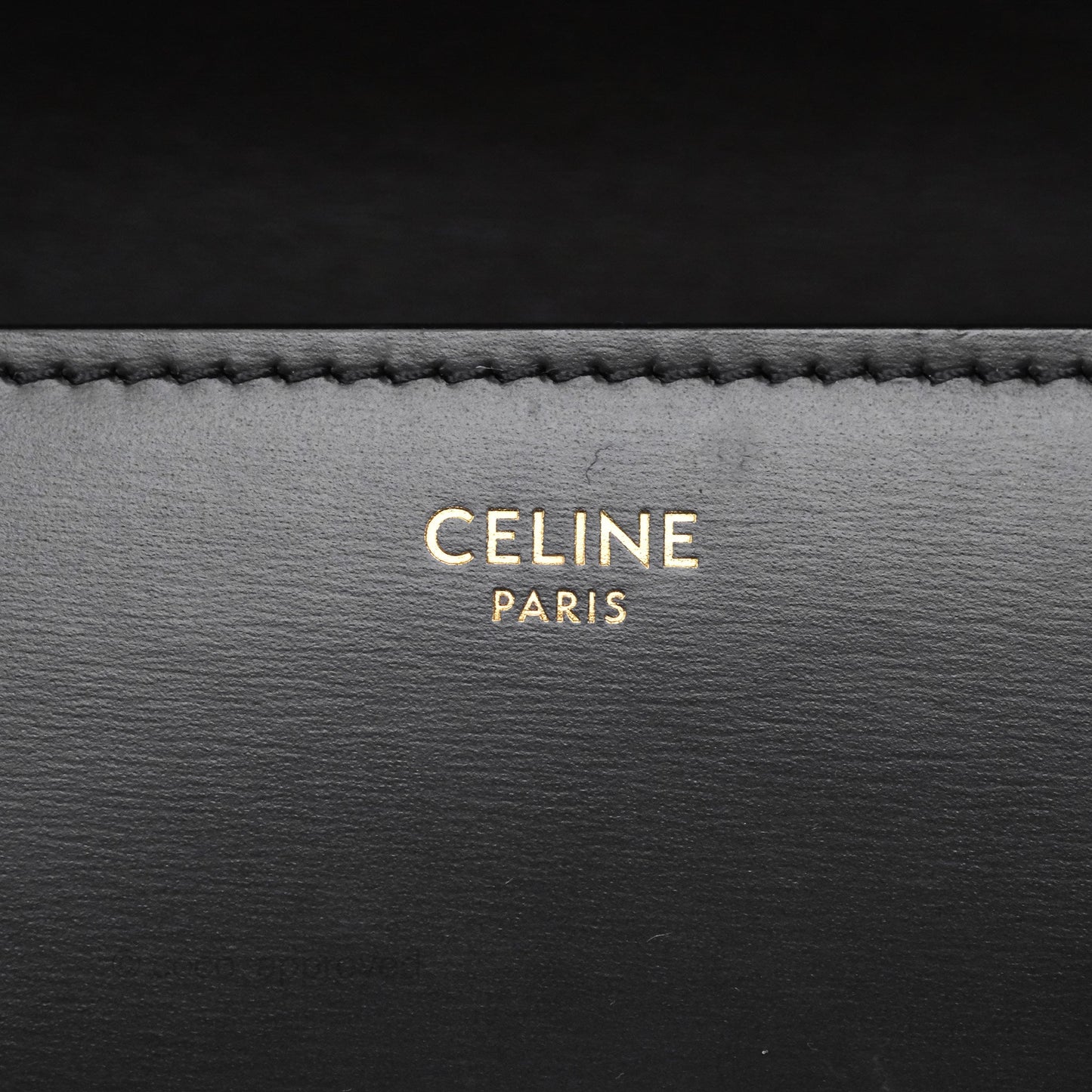 Celine Teen Classic Box Flap Dark Grey Box Calfskin