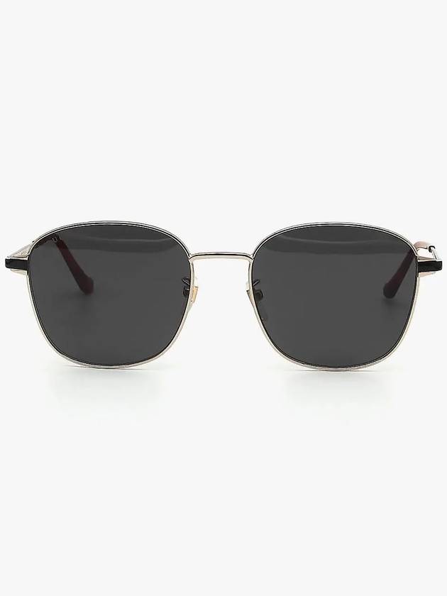 Luxury Gucci Trending 2025 Eyewear Square Metal Sunglasses Black