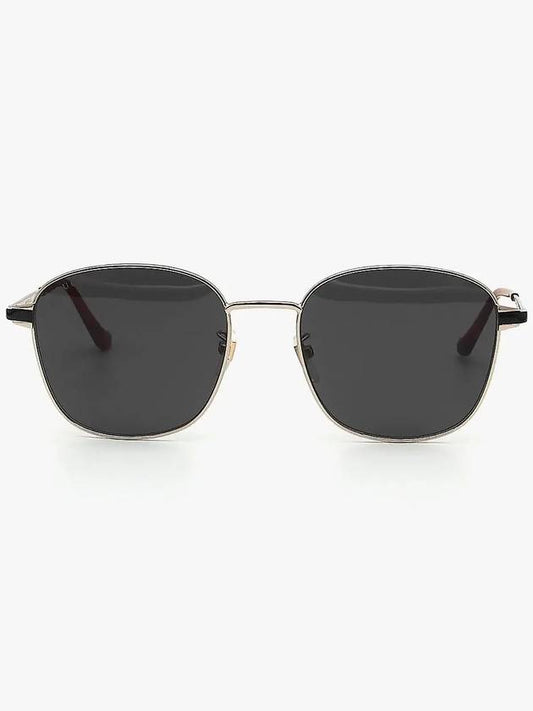 Luxury Gucci Trending 2025 Eyewear Square Metal Sunglasses Black