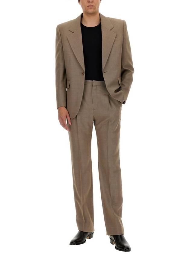 Luxury Saint Laurent Straight Pants 780236 Y1I25 1506 NEUTRANS