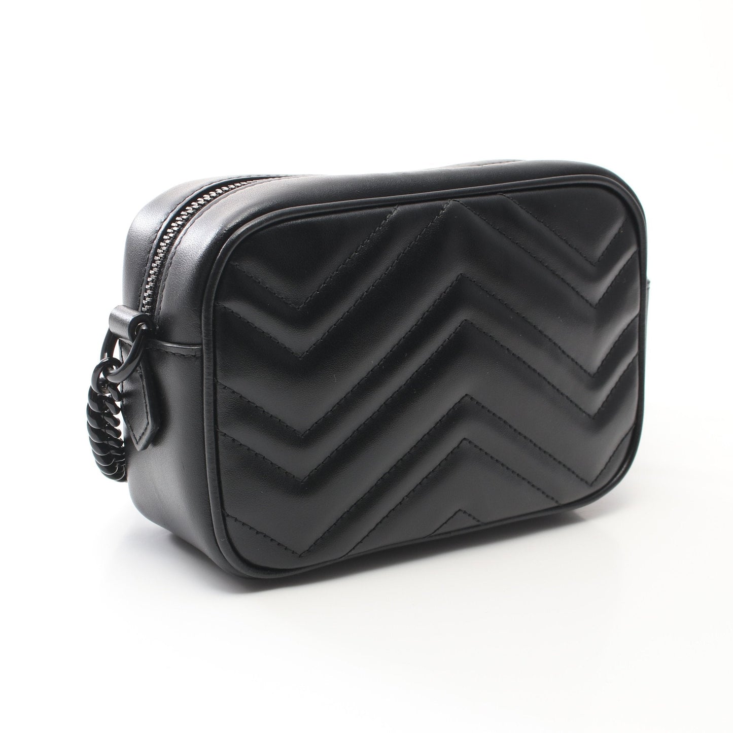 Luxury Gucci Trending 2025 GG Marmont Shoulder bag Leather Black