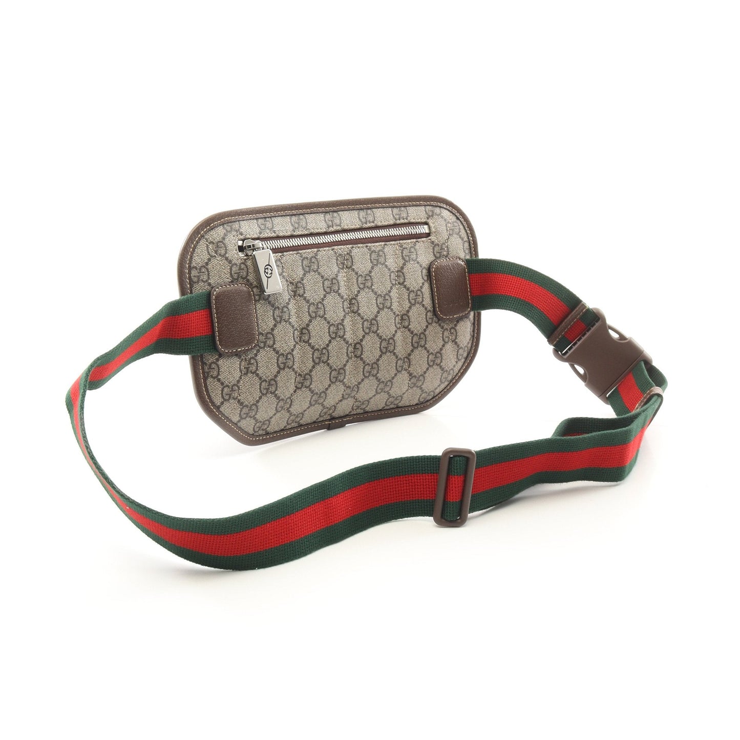 Luxury Gucci Trending 2025 GG Supreme Belt bag Body bag Waist bag PVC Leather Beige Dark brown