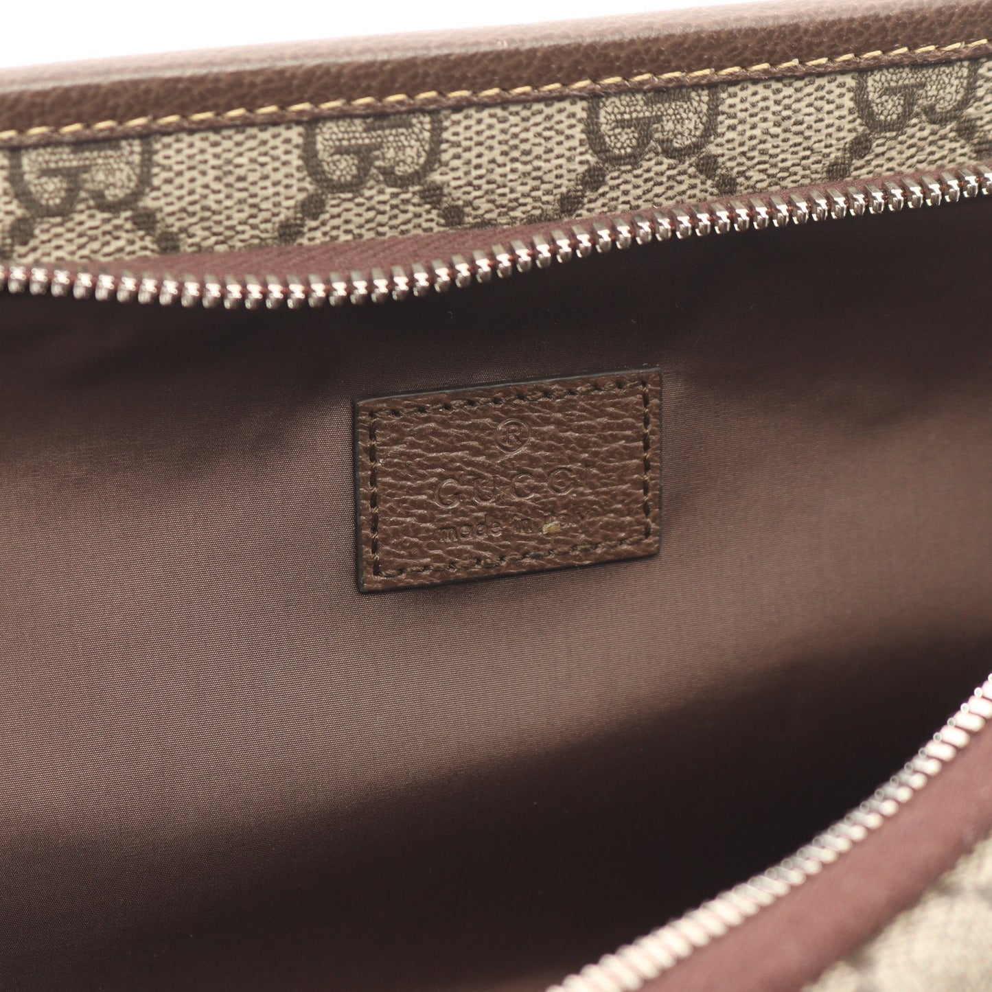 Luxury Gucci Trending 2025 GG Supreme Belt bag Body bag Waist bag PVC Leather Beige Dark brown