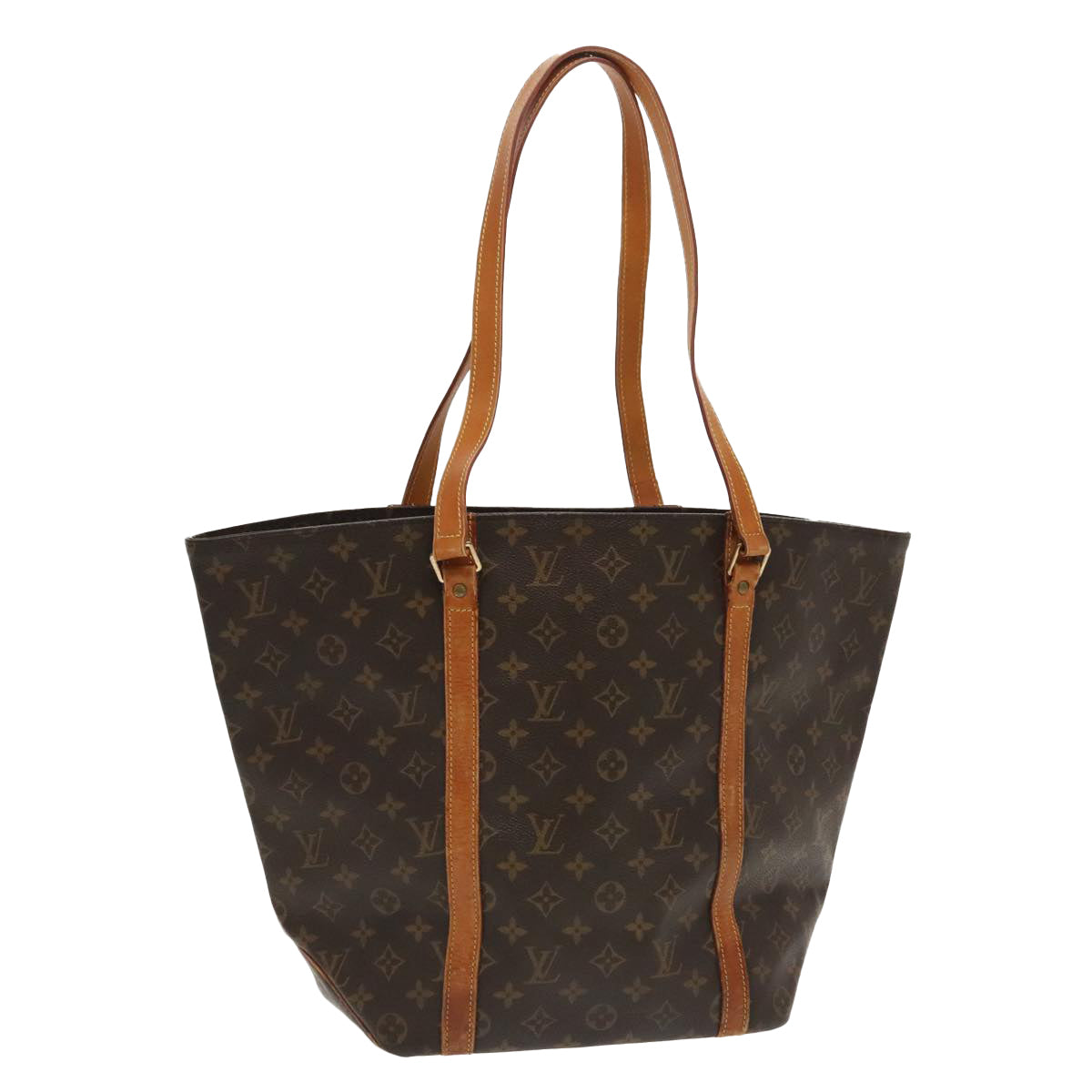 LOUIS VUITTON Monogram Sac Shopping Tote Bag M51108 LV 96033