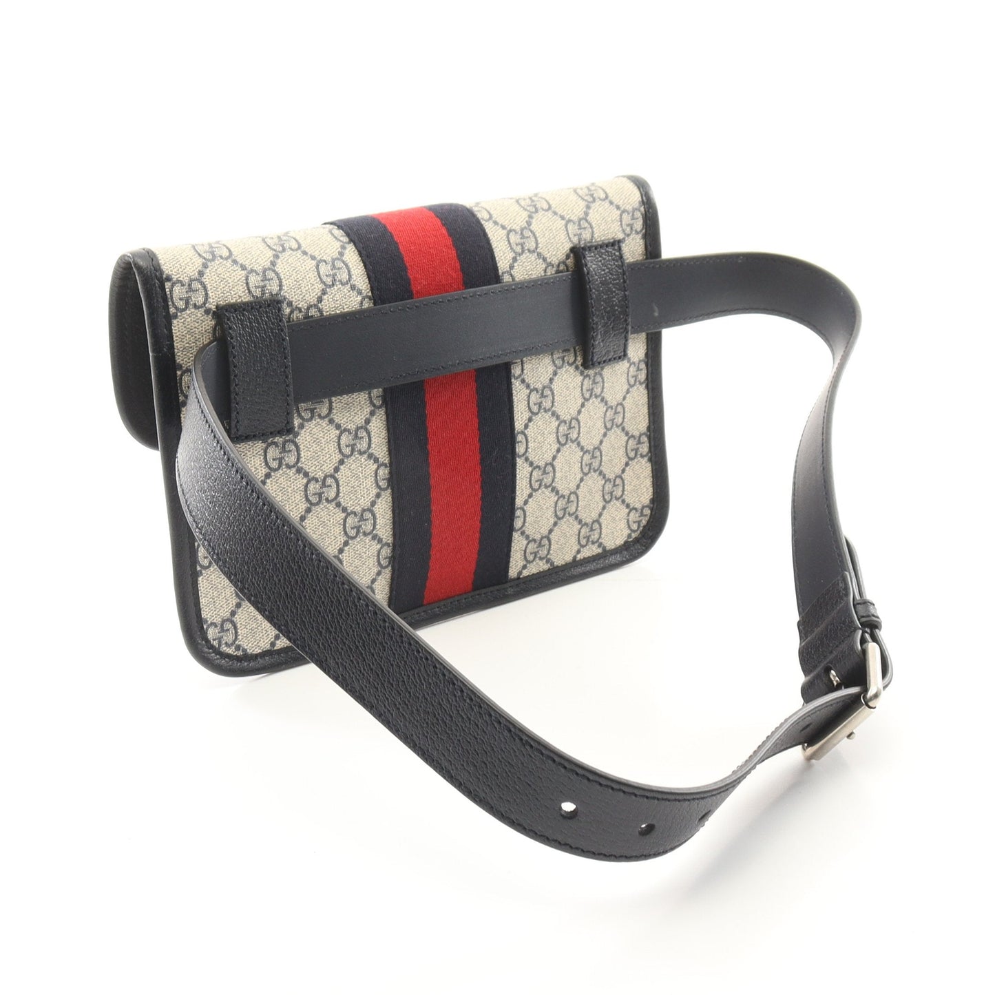 Luxury Gucci Trending 2025 Ophidia Belt bag Body bag Waist bag PVC Leather Beige Navy Multicolor