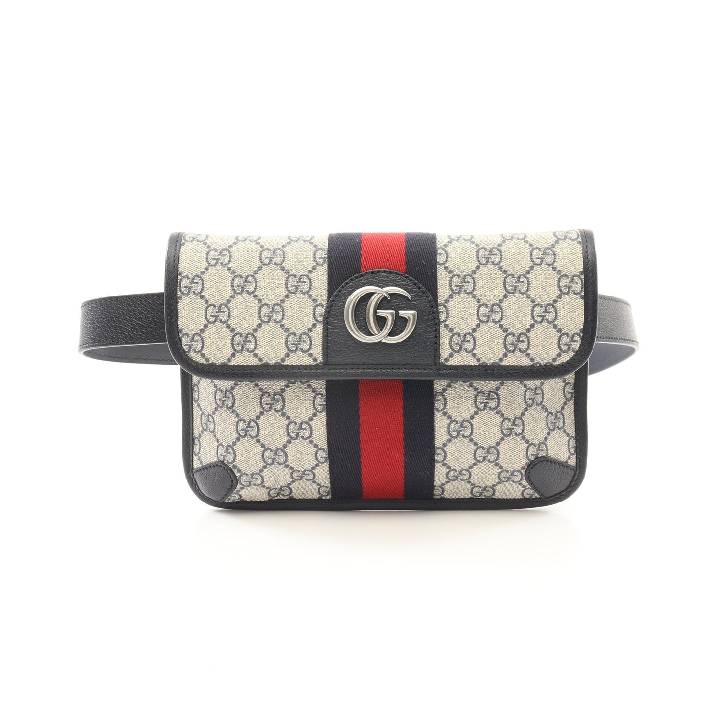 Luxury Gucci Trending 2025 Ophidia Belt bag Body bag Waist bag PVC Leather Beige Navy Multicolor