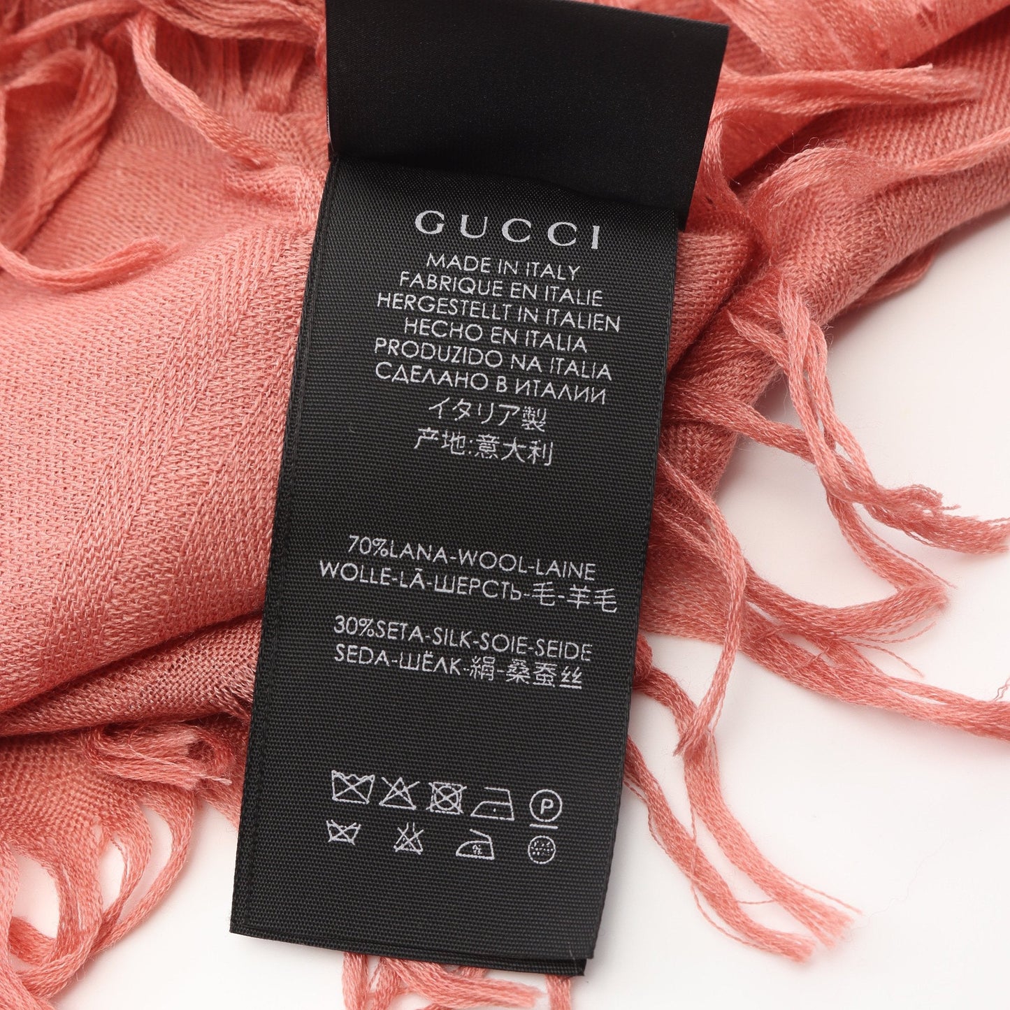 Luxury Gucci Trending 2025 GG pattern Stall Wool Silk Pink