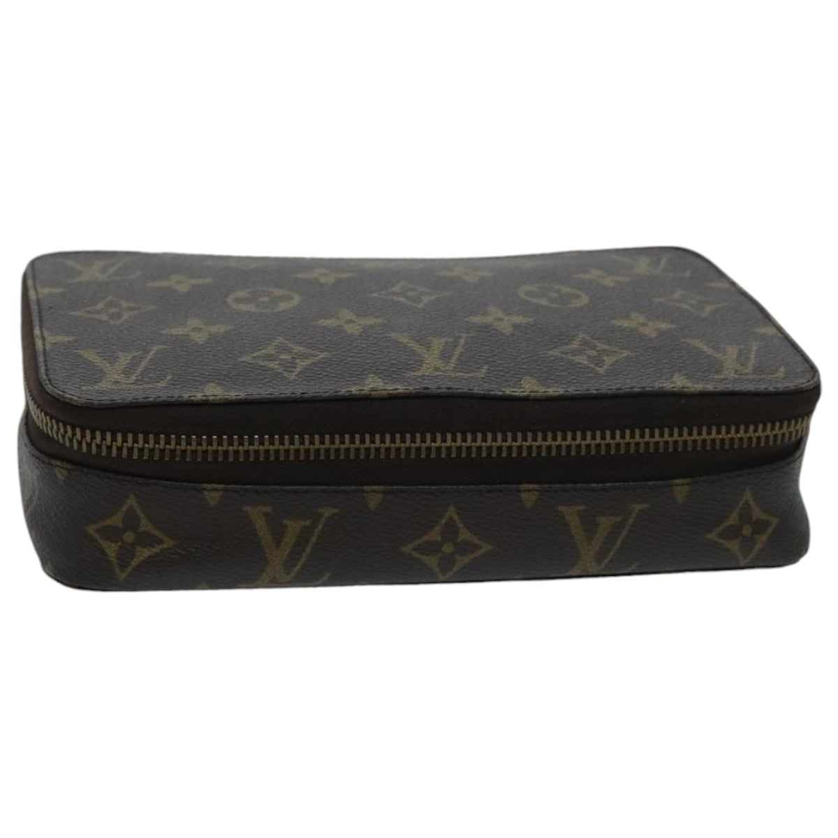 LOUIS VUITTON Monogram Poche Monte Carlo Jewelry Box M47352 LV 96053