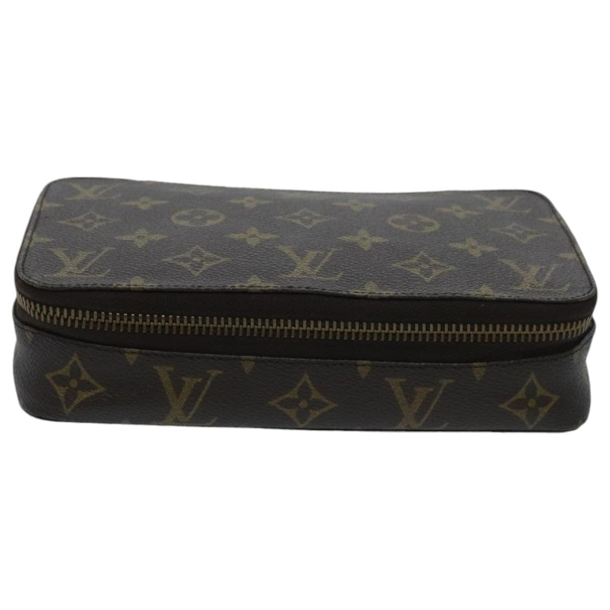 LOUIS VUITTON Monogram Poche Monte Carlo Jewelry Box M47352 LV 96053