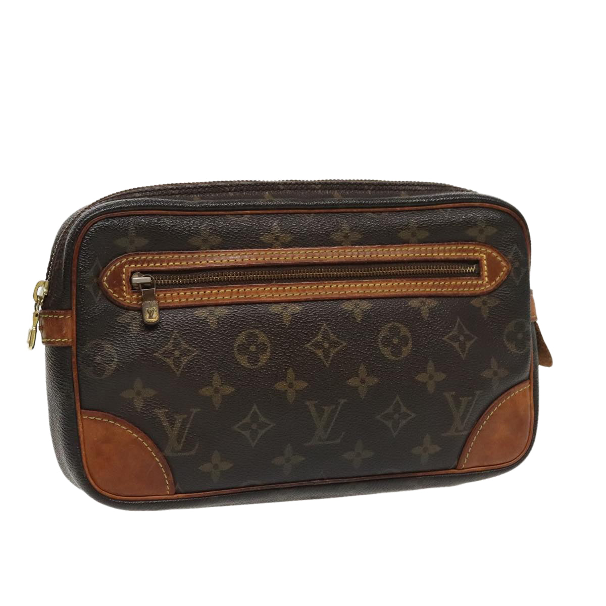 LOUIS VUITTON Monogram Marly Dragonne GM Clutch Bag M51825 LV 96057