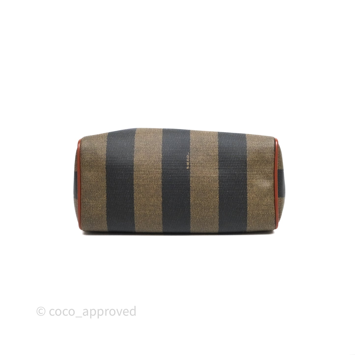 Fendi Mini Vintage Striped Boston Bag