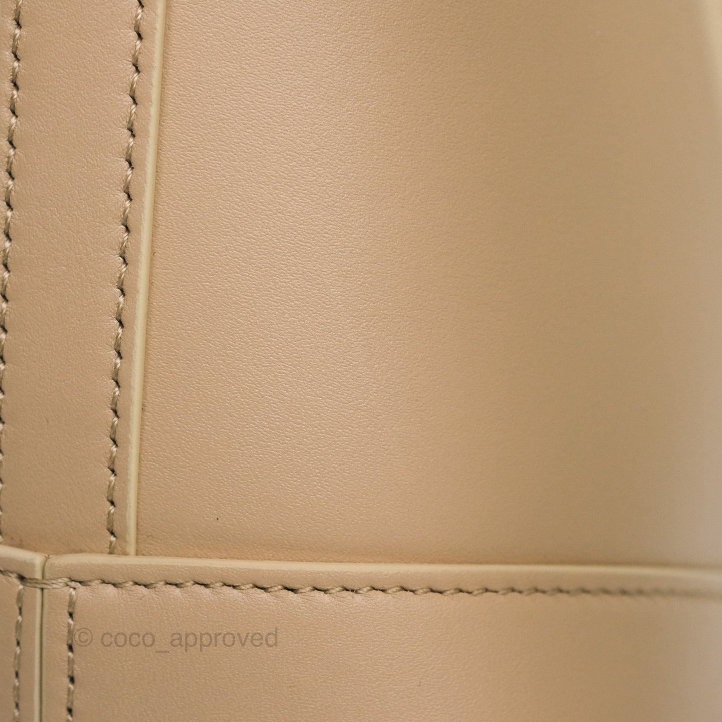 Celine Small Bucket Cuir Triomphe Calfskin Nude
