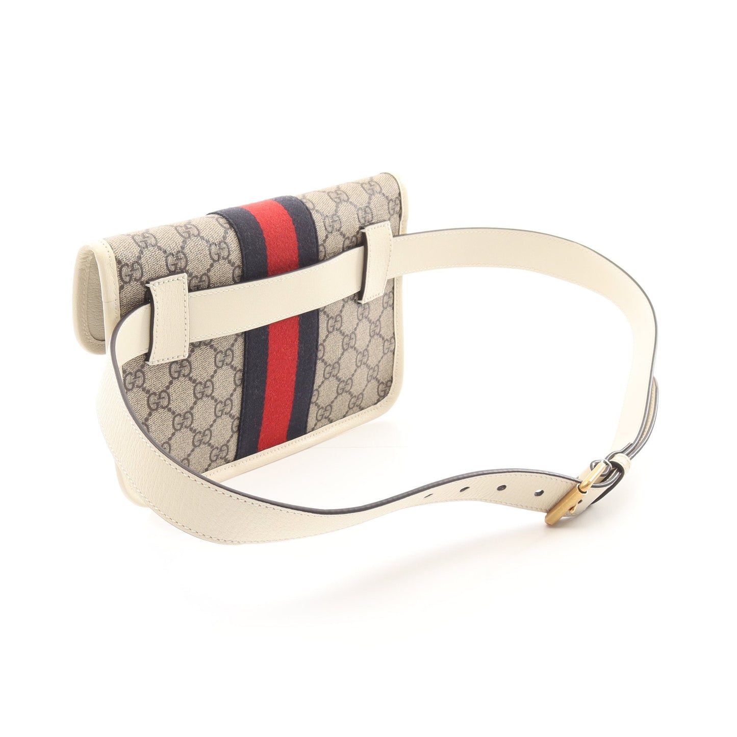 Luxury Gucci Trending 2025 Ophidia GG Supreme Belt bag Body bag Waist bag PVC Leather Beige Ivory Multicolor