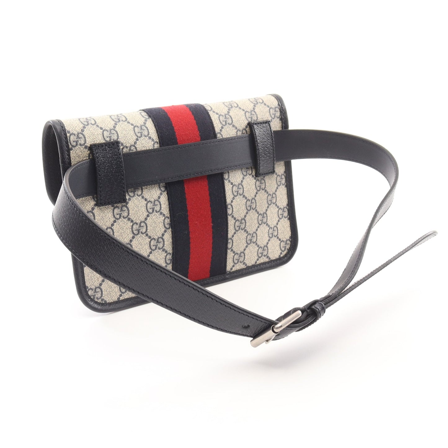 Luxury Gucci Trending 2025 Ophidia Belt bag Body bag Waist bag PVC Leather Beige Navy Multicolor